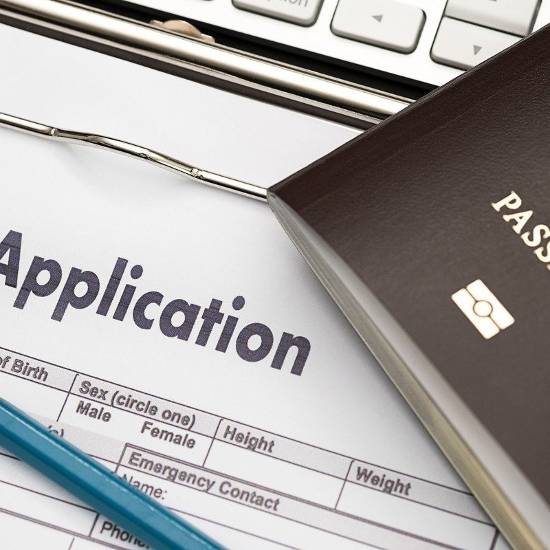 Visa Application Concept Image