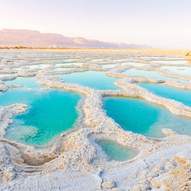 Aerial View Of The Dead Sea, Israel