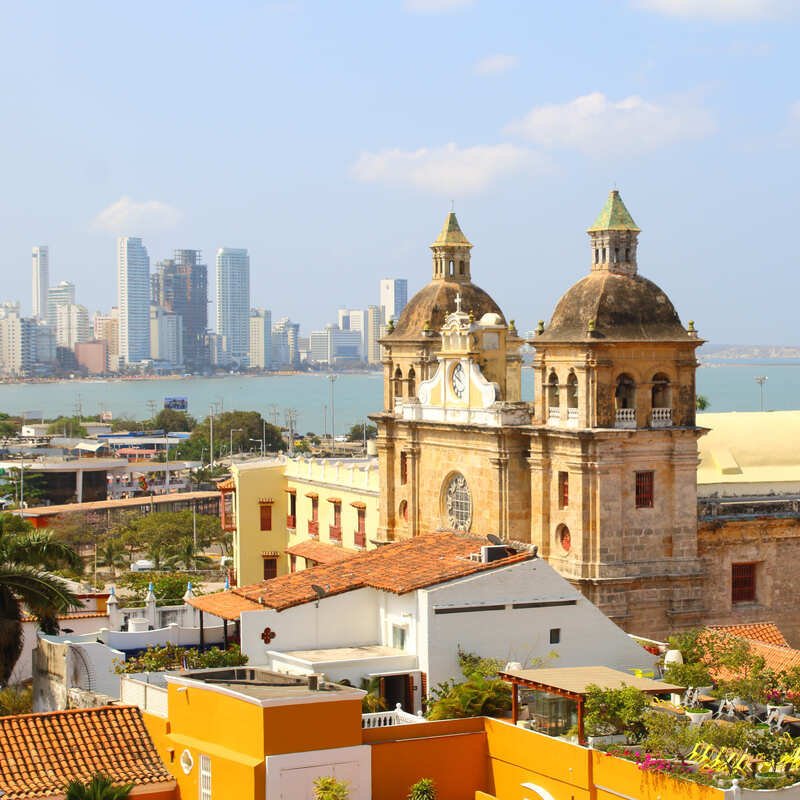 Church Of St Peter Claver Bocagrande In Cartegena, Colombia, South America