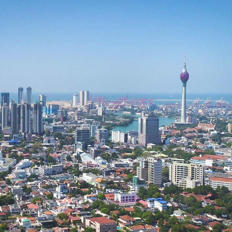 Skyline Of Colombo, Sri Lanka