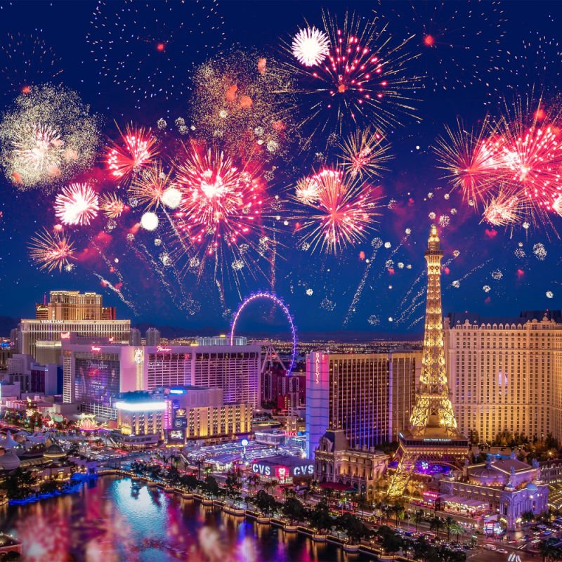 Las Vegas Fireworks for NYE 