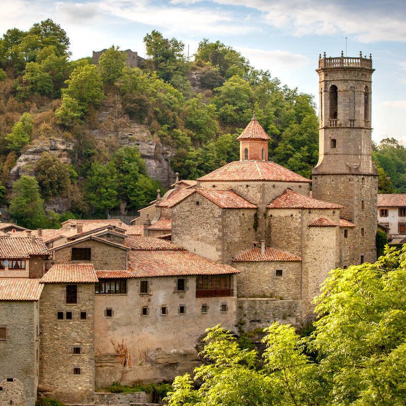 Medieval Village Of Rupit, Catalonia, Spain