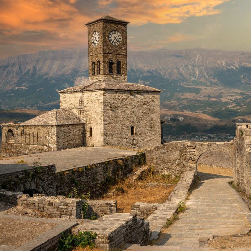 Gjirokaster Castle In Gjirokaster, Albania