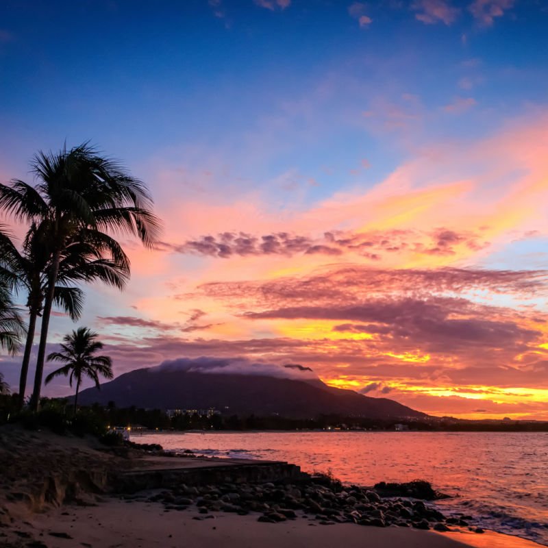 Sunset at Puerto Plata Dominican republic