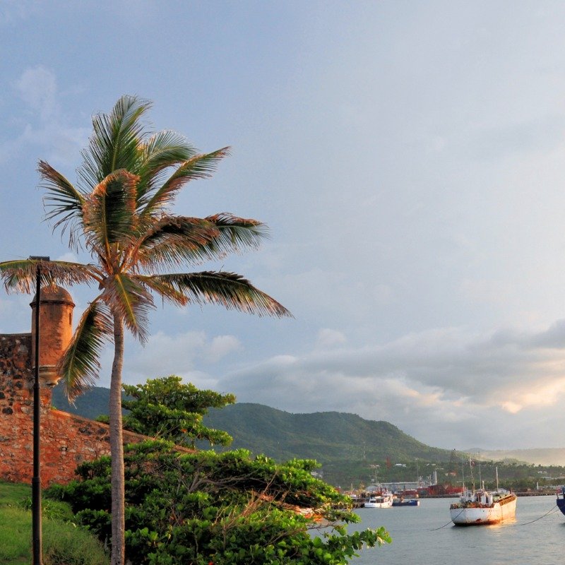 Puerto Plata, Dominican Republic Fort And Harbor