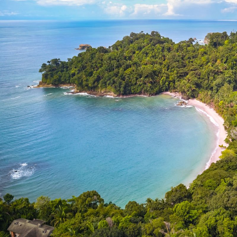 Manuel Antonio Beach near Quepos in Puntarenas