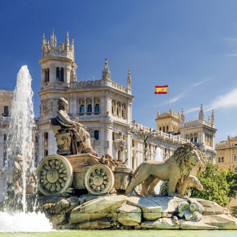 fountain of Cibeles In Madrid, Spain