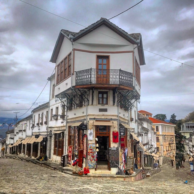 gjirokasta albania buildings 