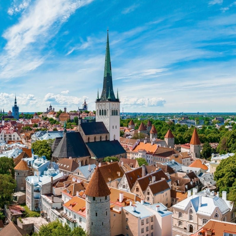 Tallinn Estonia Old Town