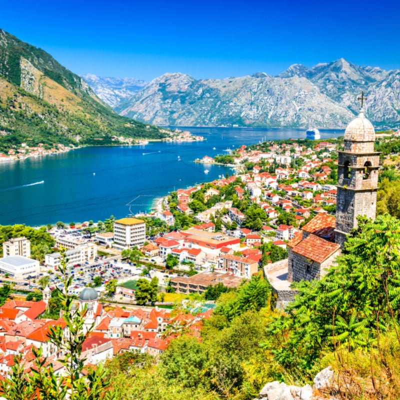 Kotor, Montenegro. Bay of Kotor