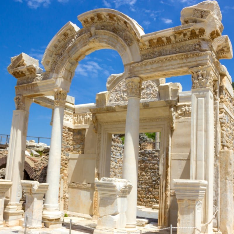 The ancient city of Ephesus Turkey.