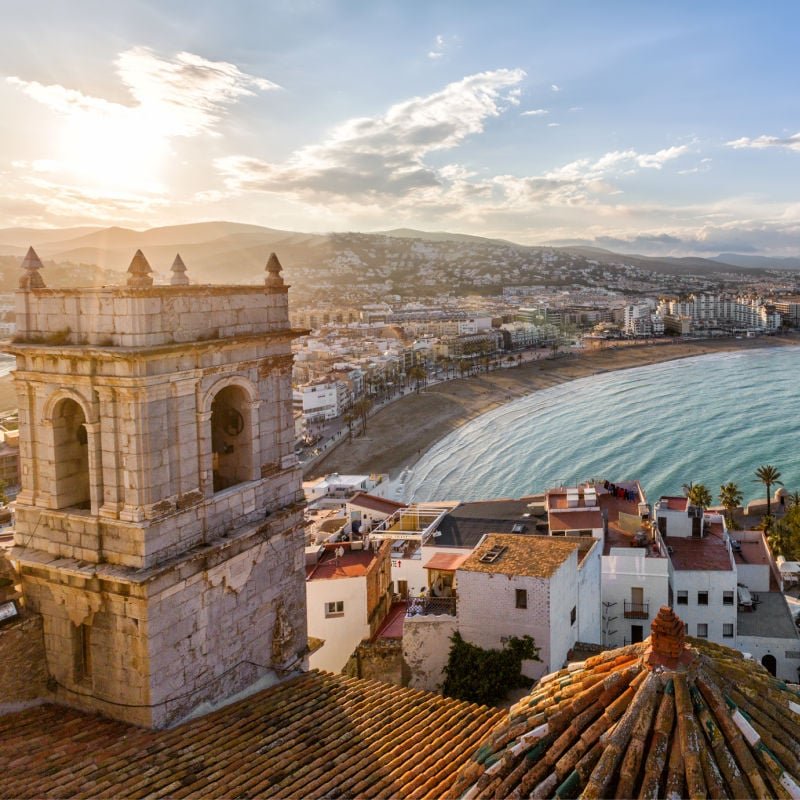 Aerial view of Valencia Spain