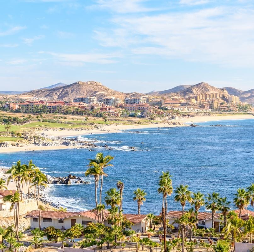 aerial view of cabo san lucas