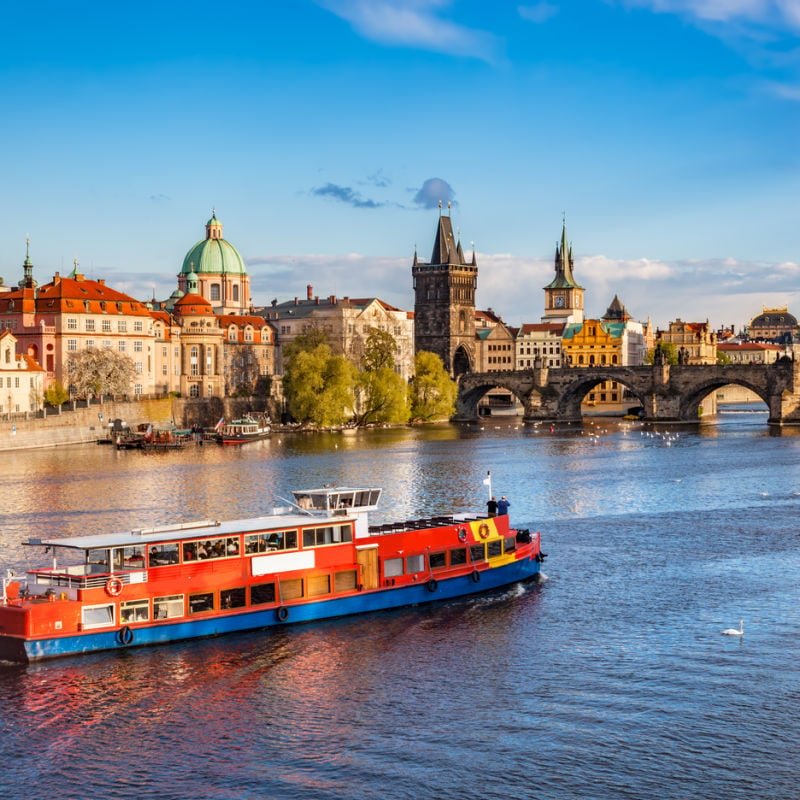 Prague-skyline-and-ferry