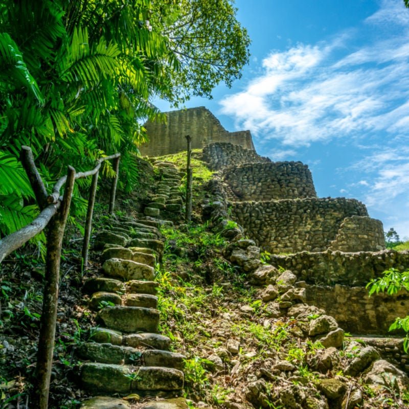 Caracol Temple and Archeological Reserve, San Ignacio, Belize.