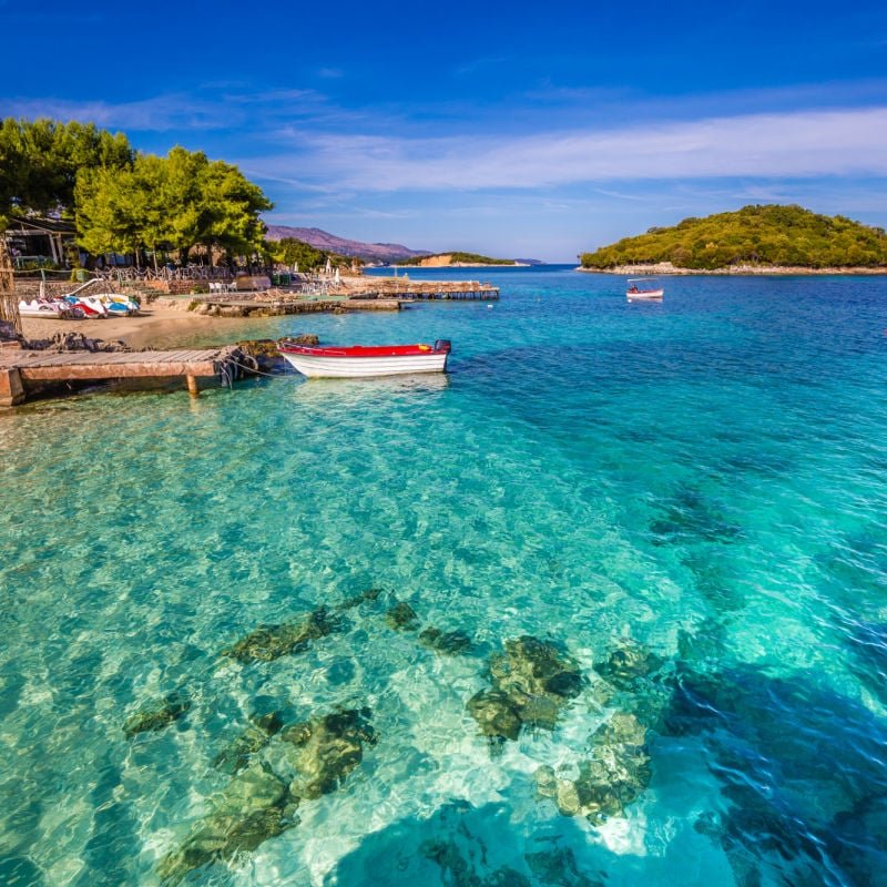 Ksamil Beach in Albania