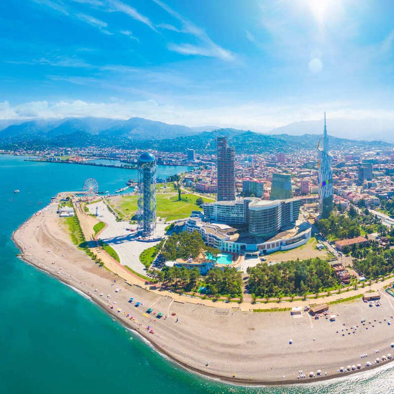 Aerial View Of Batumi, Ajara Autonomous Province Of Georgia, Eastern Europe, Western Asia, Caucasus