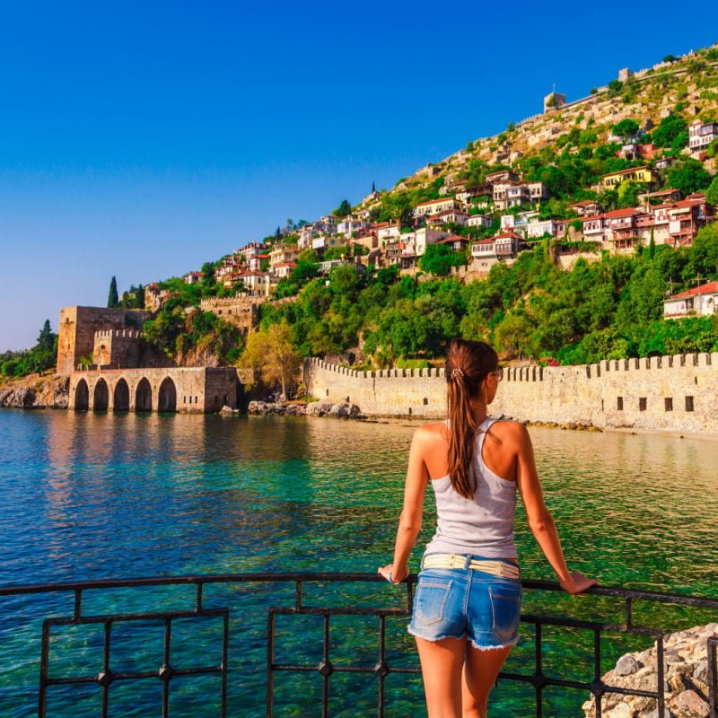 woman in antalya Turkey