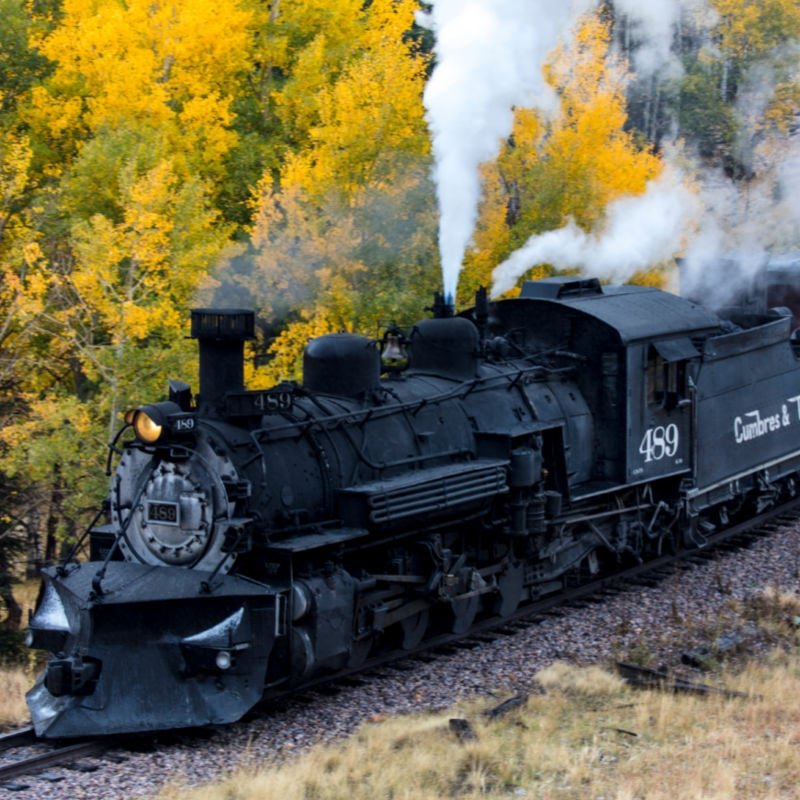 Cumbres & Toltec Scenic Steam Train, from Chama, New Mexico