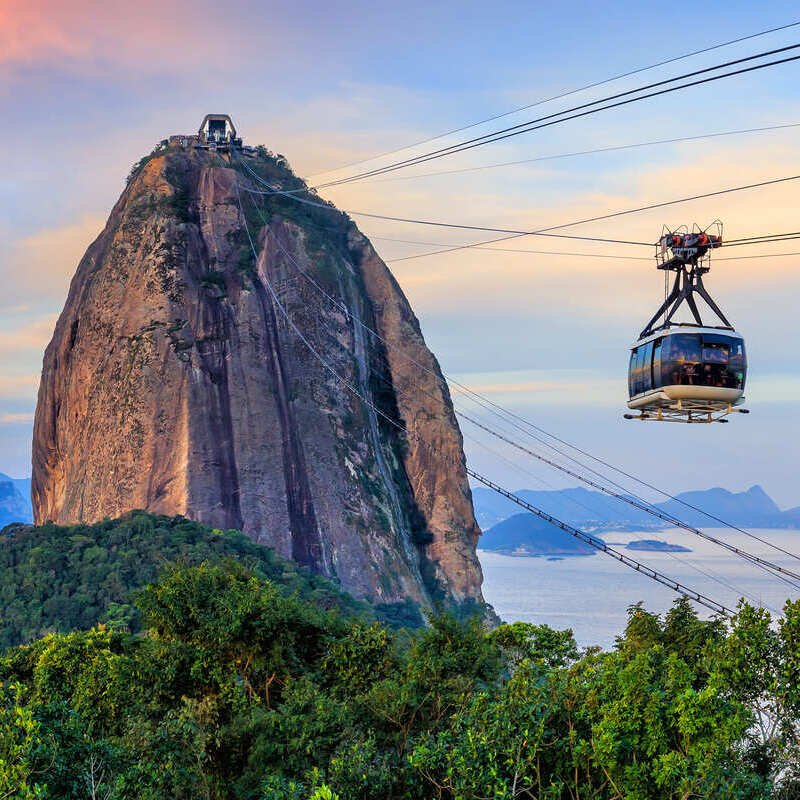 Sugarloaf Mountain Cable Car, Rio de Janeiro, South America, Brazil