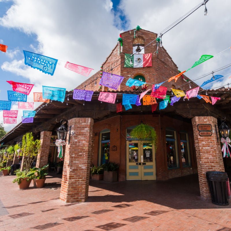 colorful street in san antonio texas