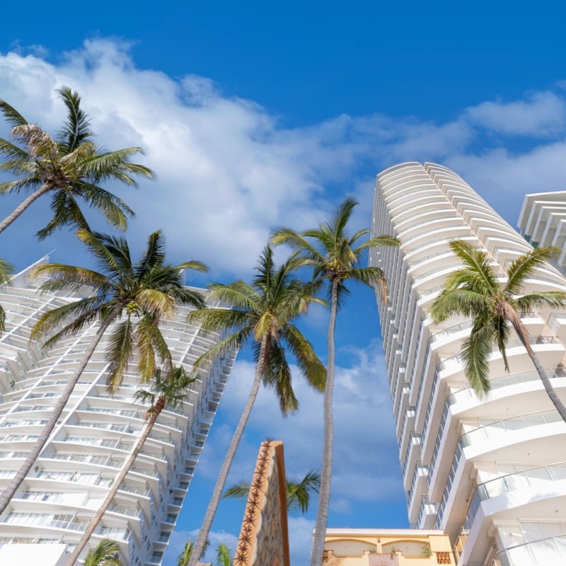 high-rise buildings in Mazatlan