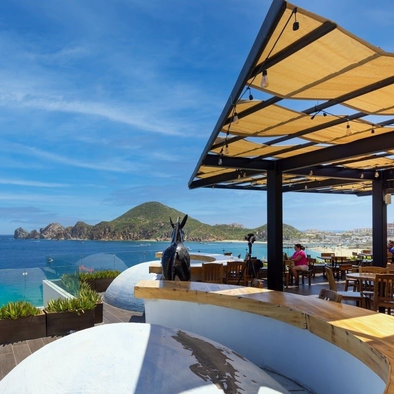 View Of The Pacific Sea From A Resort In Los Cabos, Baja California Sur, Mexico