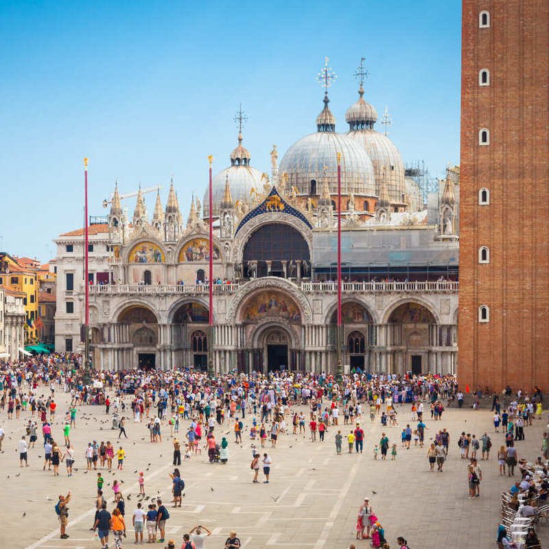 St Marks Square In Venice, Italy