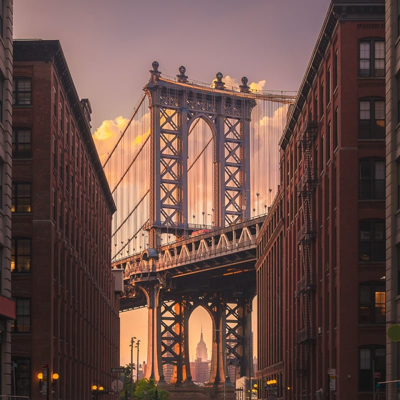 Manhattan Bridge in Brooklyn