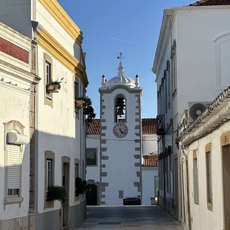 Church In Sao Bras de Alportel In The Algarve, Southern Portugal, Southern Europe