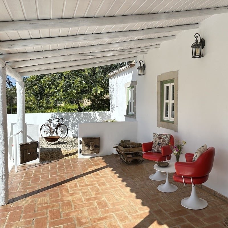 Veranda In The Almoada Boutique Hotel, The Algarve, Southern Portugal, Southern Europe