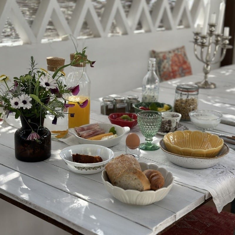 Breakfast Served At The Almoada Boutique Hotel, The Algarve, Southern Portugal, Southern Europe